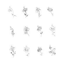 Flower Month Charm Charms & Pendants