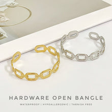 Hardware Open Bangle Bracelet