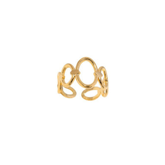 Hollow Adjustable Ring Rings