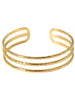 Hollow Line Open Bangle Bracelet