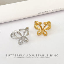 Hollow Shape Adjustable Ring Rings