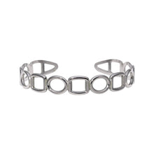 Hollow Shape Open Bangle Bracelet