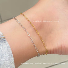 Mini Paperclip Chain Anklet Anklets