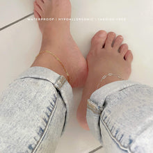 Mini Paperclip Chain Anklet Anklets