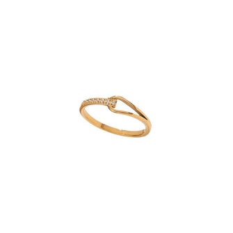 Modern Zirconia Knot Ring Rings