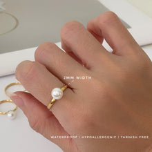 Pearl Band Ring Rings