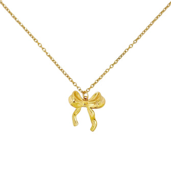 Ribbon Pendant Necklace Necklace