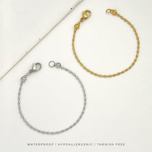 Rice Bead Oval Chain Bracelet Bracelets