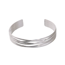 Twined Open Bangle Bracelet