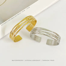 Twined Open Bangle Bracelet