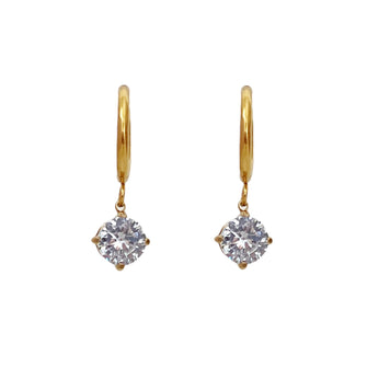 Zircon Huggie Earring Earrings