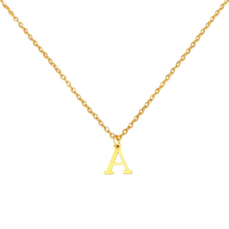 Alphabet Necklace Gold Necklaces