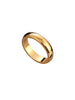 Basic Thick SS Ring (gold) - Aisha Wong Accessories