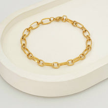 Gold Belcher Chain Bracelet 