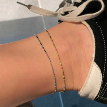 Colorful Minimal Bead Chain Anklet Anklets