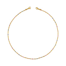 Colorful Minimal Bead Chain Necklace Necklaces