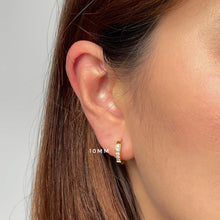 CZ Geometry Huggie Earring Earrings