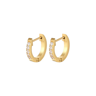 CZ Geometry Huggie Earring Earrings