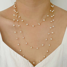 Delicate Pearl Necklace Necklaces