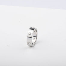 Diamond Band Ring - Silver Rings