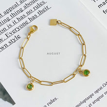 Double Birthstone Bracelet (July-Dec) Bracelets