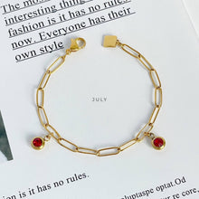 Double Birthstone Bracelet (July-Dec) Bracelets