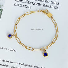 Double Birthstone Bracelet (July-Dec) Bracelets