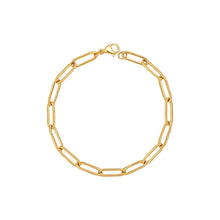 Gold Paper Clip Chain Bracelet Necklaces
