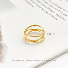 Hollow Line Ring Rings