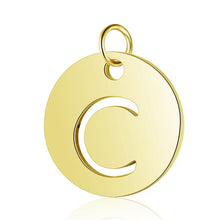 Initial Pendant Gold (A-Z)