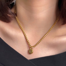Lock Wheat Chain Necklace Gold Necklaces