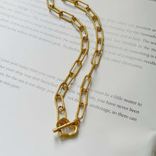 Love Toggle Oval Link Necklace Necklaces