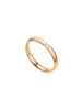 Minimal Zirconia Band Ring Rose Gold