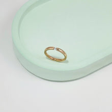 Minimal Zirconia Band Ring Rose Gold Rings