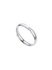 Minimal Zirconia Band Ring Silver