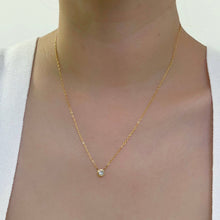Minimal Zirconia Necklace - Gold Necklaces