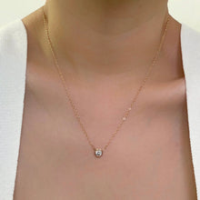 Minimal Zirconia Necklace - Rose Gold Necklaces
