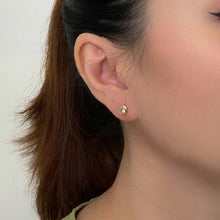 Minimal Zirconia Stud Earring - Gold Earrings