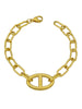 Modern Chunky Chain Bracelet Gold