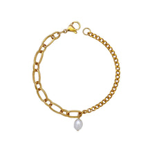 Pearl Mix Belcher Chain Bracelet Bracelets