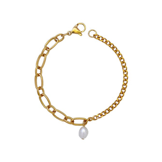 Pearl Mix Belcher Chain Bracelet Bracelets