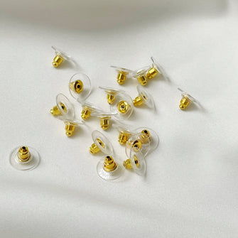 Plastic earring stopper - Aisha Wong Accessories