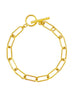 Toggle Link Chain Bracelet - Gold
