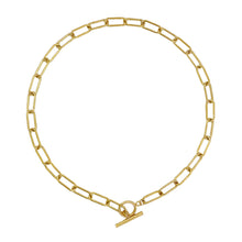 Toggle Link Chain Necklace - Gold