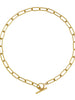 Toggle Link Chain Necklace - Gold