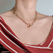 Toggle Link Chain Necklace - Gold Necklaces