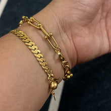 U Chain Hardware Bracelet - Gold Bracelets
