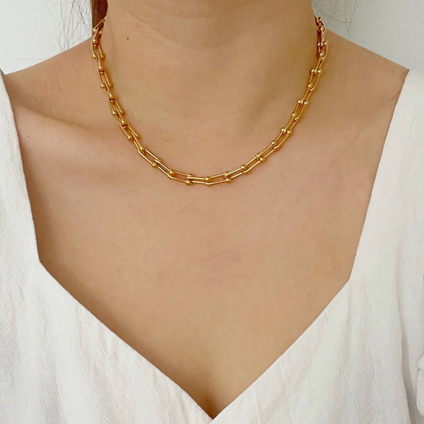 Hardware Link Chain Necklace (Micro) – musthavemustget